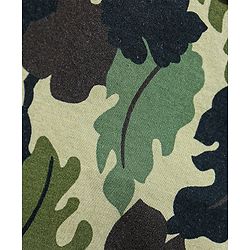 Babyhug 100% Cotton Half Sleeves Shirt With Leaves Print - Green