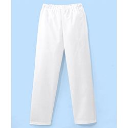 Babyhug 100% Cotton Woven Full Sleeves Leaf Embroidered Kurta with Pyjama Set - White