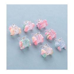 Babyhug Free Size Hair Clips Set of 8 - Multicolour