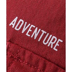 Babyhug Cotton Spandex Full Length Jogger - Red