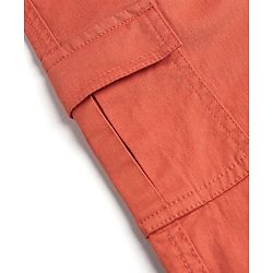 Babyhug Cotton Spandex Full Length Stretchable Trouser Adventure Ready Print - Red
