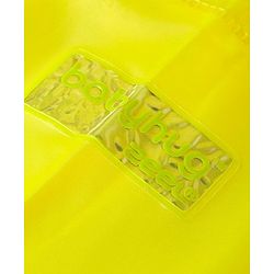 Babyhug Full Sleeves Hooded Raincoat Avengers Print - Yellow