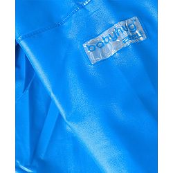 Babyhug Full Sleeve Calf Length Raincoat Spider Man Print - Blue