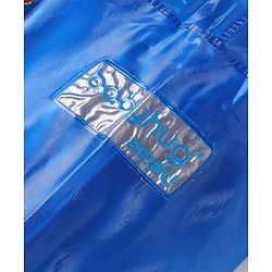 Babyhug Full Sleeves Hooded Raincoat Spiderman Print - Blue