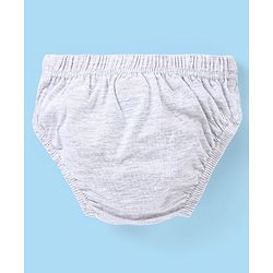 Babyhug 100% Cotton Antibacterial Space Print Briefs Pack of 5 - Blue & Red