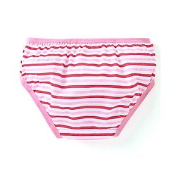 Babyhug 100% Cotton Panties Floral Print Pack of 3 - Pink & Blue