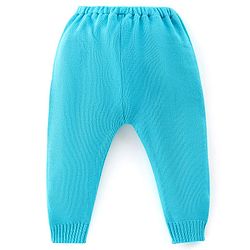 Babyhug Full Sleeves Sweater Set Hearts Design- Blue