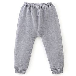 Babyhug Full Sleeves Sweater Set Bunny Design- Grey