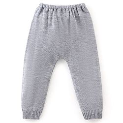 Babyhug Full Sleeves Sweater Set Bunny Design- Grey