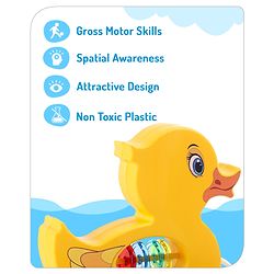 Babyhug Giraffe Pull Along Toy - Multicolor