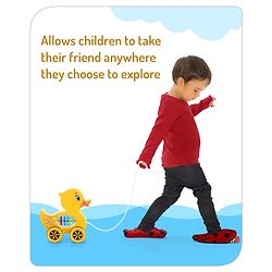 Babyhug Giraffe Pull Along Toy - Multicolor