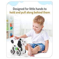 Babyhug Giraffe Pull Along Toy - Multicolor