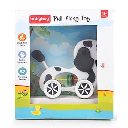 Babyhug Giraffe Pull Along Toy - Multicolor
