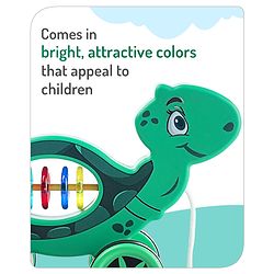 Babyhug Giraffe Pull Along Toy - Multicolor