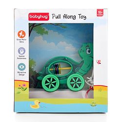 Babyhug Giraffe Pull Along Toy - Multicolor