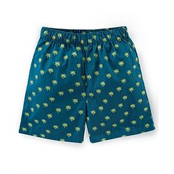 Babyhug Cotton Woven Boxers Leaf & Boat Print Pack Of 3- Yellow Green & Blue