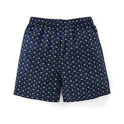 Babyhug Cotton Woven Elasticated Boxers with Checks & Beach Print Pack of 3 - Turquoise & Navy Blue