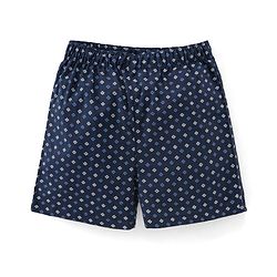 Babyhug Cotton Woven Elasticated Boxers with Stars Print Pack of 3 - Navy Blue & Red