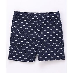 Babyhug Cotton Woven Regular Boxers Jungle Print Pack of 3 - Green & Blue
