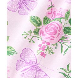 Babyhug 100% Cotton Knit Singlet Sleeves Top & Skirt Set Floral Print - Pink