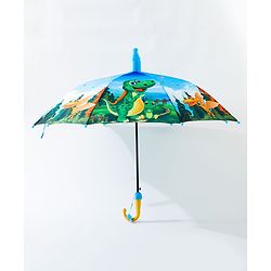 Babyhug Free Size Umbrella  Dino Print - Multicolour
