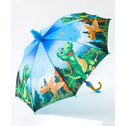 Babyhug Free Size Umbrella  Dino Print - Multicolour