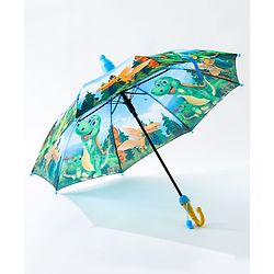 Babyhug Free Size Umbrella  Dino Print - Multicolour