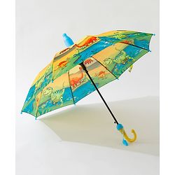 Babyhug Free Size Umbrella  Dino Print - Multicolour