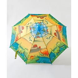 Babyhug Free Size Umbrella  Dino Print - Multicolour