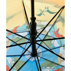 Babyhug Free Size Umbrella  Dino Print - Multicolour