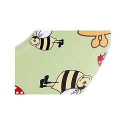 Babyhug Cushioned Potty Seat With Handle Giraffe Print - Green