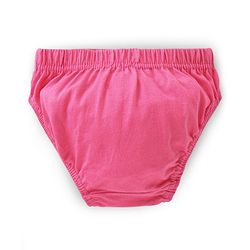 Babyhug 100% Cotton Knit Antibacterial Panties Stripes & Butterfly Print Pack of 3 - Pink & Blue