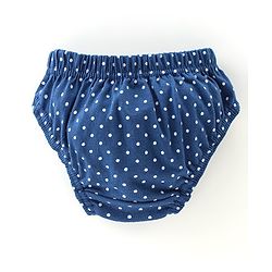 Babyhug 100% Cotton Antibacterial Panties Polka Dot Print Pack of 5 - Pink Blue & Yellow