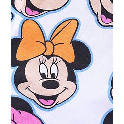 Babyhug 100% Cotton Half Sleeves Top & Shorts Set Minnie Mouse Print- Pink