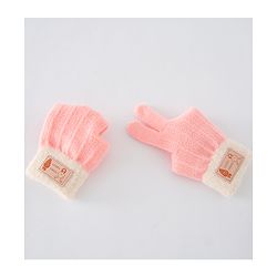 Babyhug Gloves With Rabbit Patch - Navy Blue