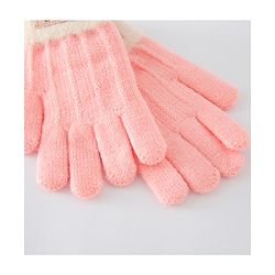 Babyhug Gloves With Rabbit Patch - Navy Blue