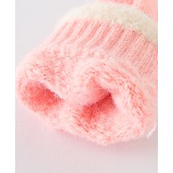 Babyhug Gloves With Rabbit Patch - Navy Blue