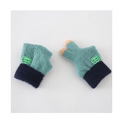 Babyhug Gloves With Crocodile Patch - Green