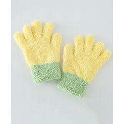 Babyhug Color Block Gloves - Yellow