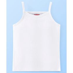 Babyhug 100% Cotton Slip Solid Pack of 3 - White