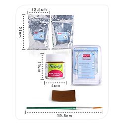 Babyhug Magical Memories 3D Casting Kit | 3D Baby Hand and Foot Casting kit | Captures Minute Details | High-Quality, Easy-To-Follow Kit | Metallic Gold