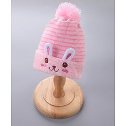 Babyhug Woolen Cap Pink - Diameter 11.5 cm
