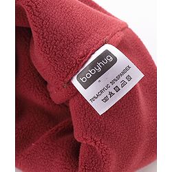 Babyhug Woollen Cap With  Ear Design - Maroon