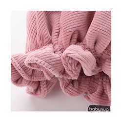 Babyhug Woollen Cap With Bow  - Pink