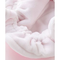 Babyhug Woollen Cap With Bunny Applique - Dark Pink