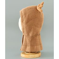Babyhug Woollen Cap Reindeer Design - Red