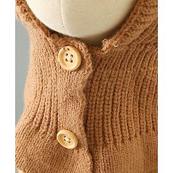 Babyhug Woollen Cap Reindeer Design - Red
