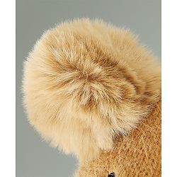 Babyhug Woollen Cap Bear Design - Brown