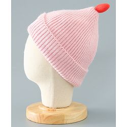 Babyhug Heart Design Cap Medium Size - Pink