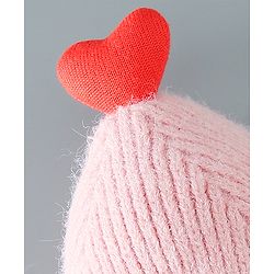 Babyhug Heart Design Cap Medium Size - Pink